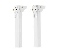 HYQOUKLR Gambe per mobili regolabili, Fold Legs Hin Lock Self-Locking Hairpin Design Adjustable TV Stand Laptop 2 White 30-70cm(45 cm)