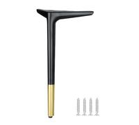 HYQOUKLR Gambe per mobili regolabili, Metal Furniture Legs Adjustable Leveling Feet Triangular Multicolor 35-45cm(Gold,45cm)