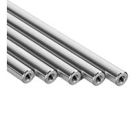 HYQOUKLR Guida lineare per aste lineari, Alberi lineari cromati duri da 2 Pezzi con estremità filettate M4-M8 Diametro Esterno 8-25 mm Lunghezza 100-1000 mm(Od16mm(m8x16mm),550mm)