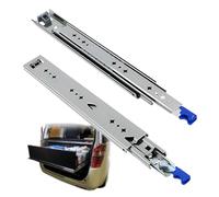 HYQOUKLR Guide per cassetti per carichi Pesanti, Drawer Slides 250-1500mm Heavy Duty Locking Full Extension Ball Bearing Side Mount 120kg(1300mm)