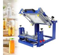 HYQOUKLR Macchina serigrafica curvilinea manuale, Macchina for stampa serigrafica cilindrica curva 16x14 cm Area massima 80 mm Diametro massimo