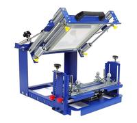 HYQOUKLR Macchina serigrafica curvilinea manuale, Macchina for stampa serigrafica manuale a cilindro da tavolo in acciaio, area di stampa massima 160x140 mm, diametro massimo 80 mm