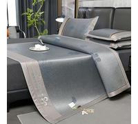 HYQOUKLR Materassino in bambù, materasso pieghevole, Materassino in bambù con federa multicolore 90-200 cm confezione da 2(Color a,200cm)