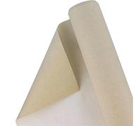 HYQOUKLR Misto Lino preparato, Tela Bianca da 5 m for Pittura acrilica, Pittura a Olio su Tela(Cotton 0.48m X 5m)