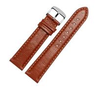 HYQOUKLR Orologio in pelle, Cinturino for orologio in pelle a sgancio rapido da 18 mm e 20 mm con fermagli multipli multicolore(Brown,20mm-Black Clasp)