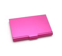 HYQOUKLR portabiglietti da visita, Scatola porta carte in lega di alluminio alla moda, porta carte di credito in metallo sottile for donne e uomini(0)