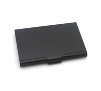 HYQOUKLR portabiglietti da visita, Scatola porta carte in lega di alluminio alla moda, porta carte di credito in metallo sottile for donne e uomini(06)