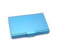 HYQOUKLR portabiglietti da visita, Scatola porta carte in lega di alluminio alla moda, porta carte di credito in metallo sottile for donne e uomini(05)