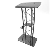HYQOUKLR Pulpito da Chiesa, podio da Terra, Podio Curvo Portatile Alto 47 Pollici, Chiesa in Piedi for discorsi(Black)