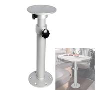 HYQOUKLR tavolo pieghevole a parete, scrivania a parete, Piedistallo for tavolo marino for camper in lega di alluminio, telescopico staccabile, regolabile 45-69 cm/17,7-27 pollici