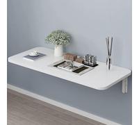 HYQOUKLR tavolo pieghevole a parete, scrivania a parete, Tavolo pieghevole da parete for casa, ufficio, cucina, camera da letto, bianco, diverse dimensioni(80 * 40Cm/31Inch*16Inch)