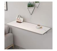 HYQOUKLR tavolo pieghevole a parete, scrivania a parete, Tavolo pieghevole da parete for piccoli spazi multicolore, diverse dimensioni(White,80 * 40Cm/32 * 16In)