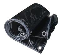 HYQOUKLR Telo da campeggio, resistente alle intemperie, resistente, 400 g/m², trasparente, con occhielli, per esterni, traslucido, in PVC, antivento, resistente agli strappi, per giardino, gazebo (2 x