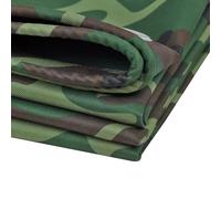 HYQOUKLR Telo da campeggio, resistente alle intemperie, telo di tela cerata resistente con occhielli, spessore 0,45 mm, copertura protettiva mimetica multiuso per campeggio, tenda, barca, auto, tetto