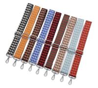 HYQOUKLR Tracolle di Ricambio in Tela, Accessori Tracolla Borse Nylon Zaino Largo Manico Nero Tracolla Tela Ricambio Spallacci(Bruin)