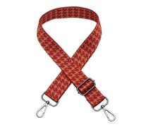 HYQOUKLR Tracolle di Ricambio in Tela, Accessori Tracolla Borse Nylon Zaino Largo Manico Nero Tracolla Tela Ricambio Spallacci(Rood)
