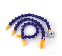 HYQOUKLR Tubo di Raffreddamento dell'olio, Flexible Plastic Coolant Pipe 1/4-1/2" Round/Flat Nozzle with Switch 40-60cm CNC(Dn15 Round W Switch,60CM)