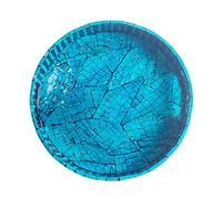 HYQOUKLR vassoio rettangolare, vassoio in rattan vassoiowic Vassoio portaoggetti in rattan intrecciato blu 30x4cm 35x5cm(30x4cm)