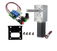 HYRBNSDLK Coppia Elevata con ingranaggio a Vite Senza fine dell'albero di prolunga autobloccante riduzione del Motore CC(12V 12rpm,Package D)
