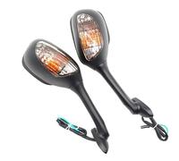 HYRHEV Specchietti Retrovisori con Indicatori di Direzione A Moto per Suzuki GSXR1000 2005-2015 GSXR600 750 2006-2015 Specchietto retrovisore Manubrio(001)