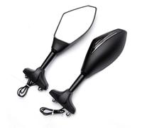 HYRHEV Specchietti Retrovisori Laterali con Indicatori di Direzione Integrati Moto per Suzuki GSXR600 GSXR750 Specchietto retrovisore Manubrio(002)