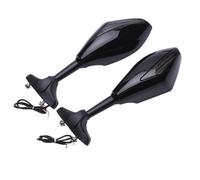 HYRHEV Specchietti Retrovisori Laterali con Indicatori di Direzione Integrati Moto per Suzuki GSXR600 GSXR750 Specchietto retrovisore Manubrio(001)
