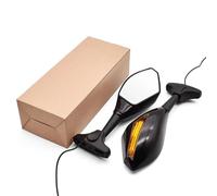 HYRHEV Specchietti Retrovisori per Moto con Indicatori Direzione A in Fibra per Suzuki GSXR GSX-R 600 750 1000 K1 K2 K3 K4 K5 K6 K7 K8 Specchietto retrovisore Manubrio