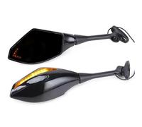 HYRHEV Specchietti Retrovisori per Moto MT YZF R1 R6 R6S FZR600 YZF-R1 YZF-R6 Specchietti Indicatori di Direzione A Specchietto retrovisore Manubrio