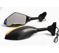 HYRHEV VFR 800 Interceptor ABS 2003 2007 Indicatori di Direzione A Specchietti Retrovisori Laterali Integrati Specchietto retrovisore Manubrio