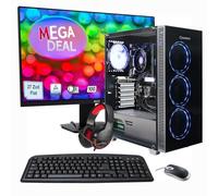 Hyrican - PC Desktop MegaDeal Draco XD SET02481 AMD Ryzen 5 5500 Ram 32GB 1TB SSD, NVIDIA GeForce RTX 4060 Wi-Fi 6