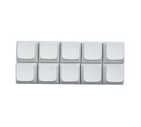 HYROOY 10PCs Keycap Tastiera Meccanica Installazione 1U 1X XDA Stampa Keycap Set per MX Switch