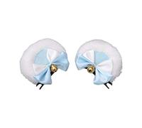 HYROOY Fermaglio per capelli a forma di orecchie di orso, con doppio fiocco, per cosplay