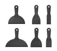 HYROOY Set di 6 coltelli per stucco per vari usi, set di 6 raschietti in plastica