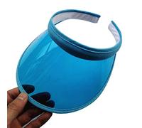 HYROOY Unisex Candy Color per Open Top per Cappello da Sole PVC Trasparente Clip On Sport B PVC Ecologico, 4#, As Pic Shows
