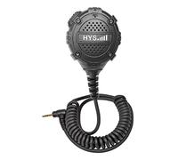 HYS 2.5mm 1-Pin Hombro Micrófono Altavoz Compatible con Motorola TLKR-T60 T61 T62 T80 T81 T82 T-92 H2O T80 Extreme Walkie Talkie