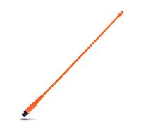 HYS 771N antenna radio BNC da 15,6 pollici dual band 2m / 70cm antenna UHF/VHF compatibile con walkie talkie BNC portatile/portatile Cobra Midland Uniden 144/430 MHz (arancione)