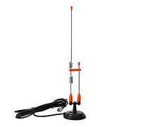 HYS Antenna a base magnetica, 2 m, 70 cm, con supporto magnetico da 90 mm e connettore PL259 per radio amatoriale da esterni