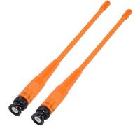 HYS Antenna BNC HT, 144/440 MHz, Dual-Band, ad alto guadagno, per radio Ham ICOM IC-V9 Motorola HT440 CP500 Uniden Bearcat Whistler VHF/UHF (confezione da 2)