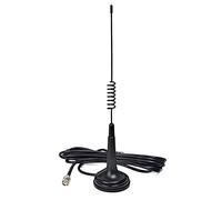 HYS Antenna CB da 27 MHz con supporto magnetico, compatibile con radio portatili e scanner Cobra, Midland, Uniden, Maxon (BNC)