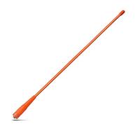 HYS Antenna flessibile da 2 m/70 cm, antenna SMA VHF/UHF 144/430 MHz, compatibile con Kenwood Baofeng UV-5r UV-82 BF-888S Puxing Walkie Talkie (arancione)