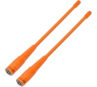 HYS Antenna HT SMA-Maschio, doppia banda VHF UHF 144/430Mhz Soft Antenne per TYT MD-UV380 MD-UV390 TH-UV8000E YAESU VX-6R WOUXUN Retevis RT82 RT3 GD-77S Walkie Talkie (confezione da 2)