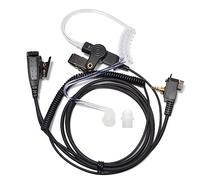 HYS Auricolare a 1 pin compatibile con Motorola MTH500 MTH600 MTH650 MTH800 MTH850 MTP850 MTS850, cuffia radio a tubo acustico con PTT (tipo 3)