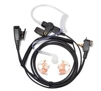 HYS Auricolare a 1 pin compatibile con Motorola MTH500 MTH600 MTH650 MTH800 MTH850 MTP850 MTS850, cuffia radio a tubo acustico con PTT (tipo 2)