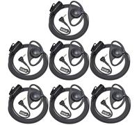 HYS Auricolare a forma di D con microfono per Motorola Spirit GT/Spirit GT+/Talkabout/T8500/9500/Em1000 Series/T200/T400/T600 e T800 Walkie Talkie, Push to Talk singolo pin 2,5 mm FRS/GMRS radio