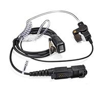 HYS Auricolare compatibile con Motorola Multi-Pin Radio DP2000 DP2400 DP2600 DP3441 DEP550 XPR3300 MTP3250 XiR P6600 Walkie Talkie, con microfono, tubo d'aria acustico nascosto (Tipo 1)
