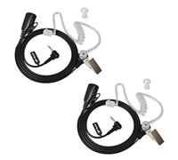 HYS Auricolare Walkie Talkie a 1 Pin da 2,5 mm con Microfono, Cuffie di Sicurezza Compatibile con Motorola TLKR-T60 T61 T62 T80 T81 T82 T-92 H2O T80 Extreme (Confezione da 2)