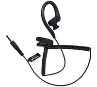 HYS Auricolari a forma di G con archetto morbido - jack da 3,5 mm - One Ear - Liste Only Cuffie - Cuffie per radio Microfono altoparlante