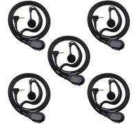 HYS Auricolari walkie talkie con microfono a forma di G, 2,5 mm, compatibili con Motorola TLKR Talkabout T62, T80, XT180, T82 Extreme radio a 2 vie (5)