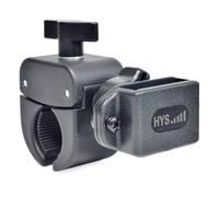 HYS Base di montaggio per manopola radio per bicicletta/moto/auto/camion, supporto per walkie talkie compatibile con radio a 2 vie Baofeng UV5R Kenwood Midland Motorola Tlkr