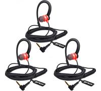 HYS Cuffia Auricolare per Microfono Altoparlante Jack 3.5mm, Compatibile per Motorola Yaesu Radio, Orecchio Sinistro o Destro (REDC-3)